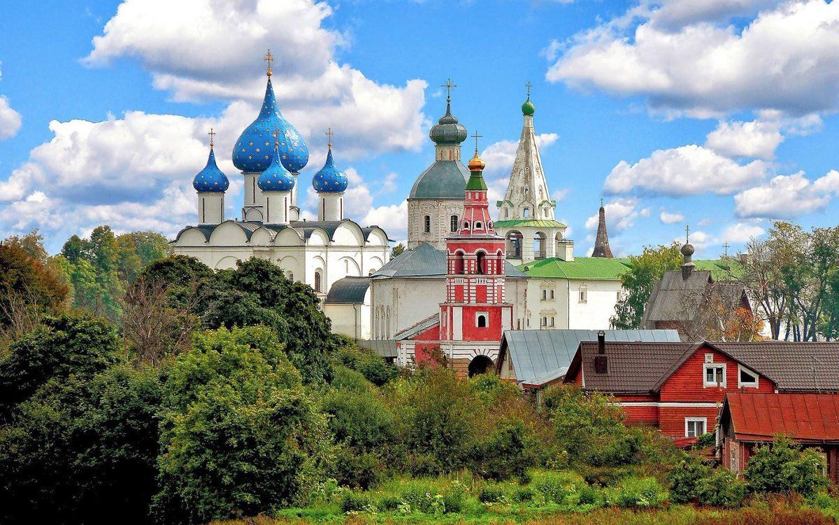 <span style="font-weight: bold;">Суздаль. Кремль. Монастыри и храмы. Санино. Источник.</span><br>